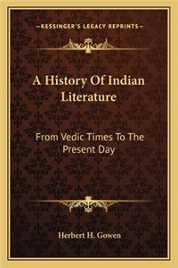 History Of Indian Literature