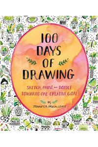 100 Days of Drawing (Guided Sketchbook)