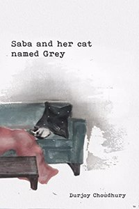 Saba and her cat named Grey