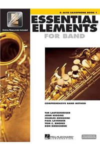 Essential Elements for Band - Eb Alto Saxophone Book 1 with Eei (Book/Media Online)