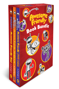 Awesome Friendly 3-Book Hardcover Gift Set: Diary of an Awesome Friendly Kid, Rowley Jefferson's Awesome Friendly Adventure, and Rowley Jefferson's Awesome Friendly Spooky Stories