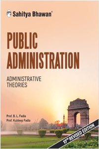 Sahitya Bhawan | Pratiyogita Sahitya Public Administration book by Fadia in english medium for IAS UPSC civil services examination and MA Political Science, Public Administration