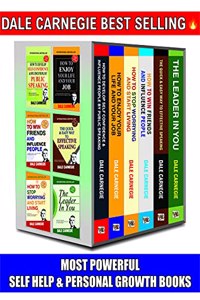 Dale Carnegie Books In English, 6 Best Selling Self Help & Personal Growth Books Set, How To Win Friends And Influence People, English Speaking Course Books & Many More Powerful Books Of Dale Carnegie