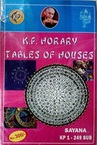 K.P.Horary Tables of Houses