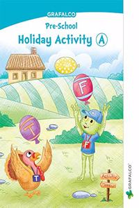 Navneet Grafalco Holiday Activity - A Jr. Kg. | English | Pre School Book |