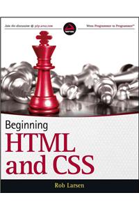 Beginning HTML and CSS