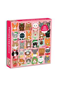 Festive Furballs 500 Piece Puzzle