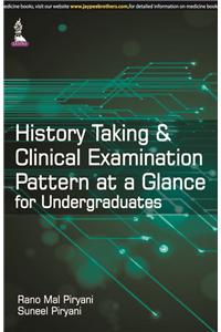 History Taking & Clinical Examination 
Pattern at a Glance for Undergraduates