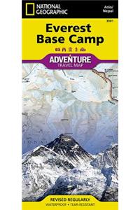 Everest Base Camp Map [Nepal]