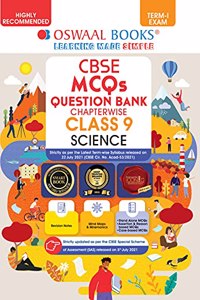 Oswaal CBSE MCQs Question Bank For Term-I, Class 9, Science (With the largest MCQ Question Pool for 2021-22 Exam)