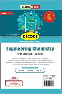 DECODE Engineering Chemistry (IN-SEM EXAM) for SPPU 15 Course (FE - I - Common -107009 )