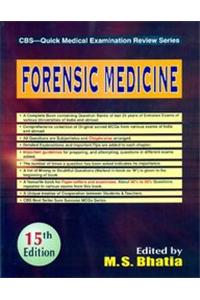 CBS Quick Medical Examination Review Series Forensic Medicine