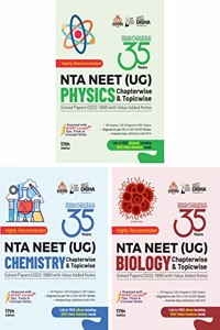 35 Years NTA NEET (UG) Physics, Chemistry & Biology Chapterwise & Topicwise Solved Papers with Value Added Notes (2022 - 1988) 17th Edition | 2022 Video Solutions & NCERT Page Locater