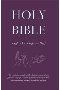 Holy Bible English Version for the Deaf