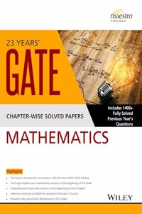 23 Years' Gate Mathematics Chapter - Wise Solved Papers (2000 - 2023)