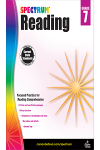 Spectrum Reading Workbook, Grade 7