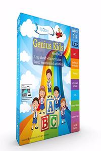 Genius Kids Worksheets for Lkg - Set of 8 Workbooks for LKG, KG-1 and Montessori (3-5 yrs) - Math & Logic, English, Science, Games & Activities