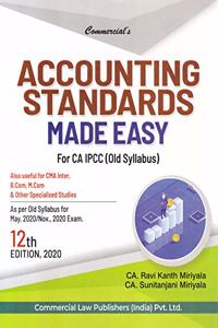 Accounting Standards Made Easy (Old Syllabus) 12th Edition 2020