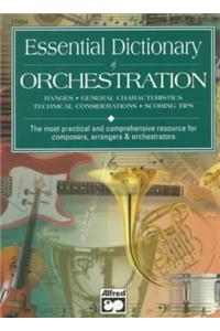 Essential Dictionary Of Orchestra