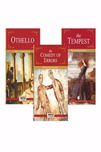 William Shakespeare - Set 3 (Set of 3 Books) - Othello, The Comedy of Errors, The Tempest