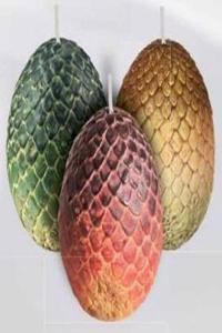 Game of Thrones: Sculpted Dragon Egg Candles