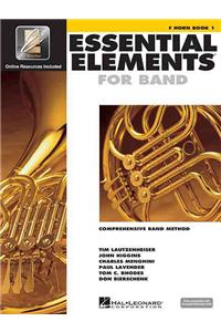 Essential Elements for Band - F Horn Book 1 with Eei (Book/Online Media)