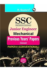 SSC: Junior Engineer Exam Mechanical (Paper-II : Conventional) : Previous Years' Papers