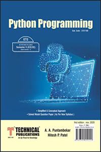 Python Programming for GTU 18 Course (V -Electrical/Electronics/ECE/Open Elec.-I - 3151108)