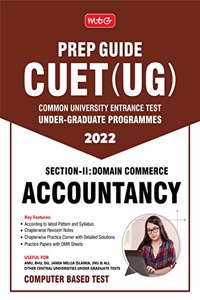 MTG CUET UG Prep Guide For Accountancy (Section II : Domain Commerce) - CUET Practice Papers with OMR Sheet (Strictly Based on Latest CUET-UG Exam Pattern 2022)