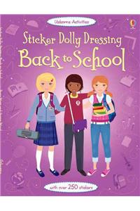 Sticker Dolly Dressing Back to School