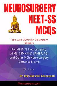 NEUROSURGERY NEET-SS MCQS [Paperback] Dr.Rajyalakshmi Edupuganti