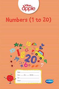 Navneet Apple Numbers 1 To 20 JR.K.G. |English| Pre School Book |