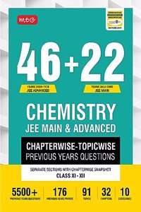 MTG 46 + 22 Years JEE Main and IIT JEE Advanced Previous Years Solved Question Papers with Chapterwise Topicwise Solutions Chemistry Book - JEE PYQ ... For 2024 Exam [Paperback] MTG Editorial Board MTG Editorial Board