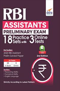 RBI Assistants Preliminary Exam 18 Practice Sets with 3 Online Tests 2nd Edition