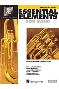 Essential Elements for Band - Baritone T.C. Book 1 with Eei (Book/Online Audio)