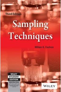 Sampling Techniques, 3Rd Edition