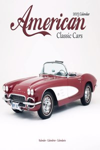 American Classic Cars 2023 Wall Calendar