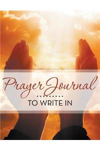 Prayer Journal To Write In