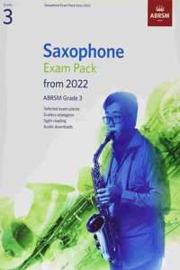 Saxophone Exam Pack from 2022, ABRSM Grade 3