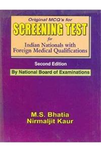 Original MCQs for Screening Test for Indian Nationals With Foreign Medical Qualifications 2/E