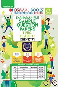 Oswaal Karnataka PUE Sample Question Papers I PUC Class 11 Chemistry Book (For 2021 Exam) (7 Star)