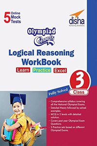 Olympiad Champs Logical Reasoning Workbook Class 3 with 5 Mock Online Olympiad Tests