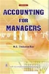 Accounting for Managers