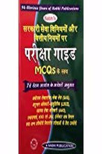 Examination Guide With Multiple Choice Questions MCQs on Government Service Regulations and Financial Rules In Hindi