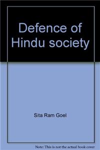 Defence of Hindu society, 3rd enl. edition