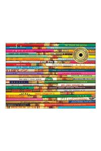 Phat Dog Vintage Pencils 1000 Piece Foil Stamped Puzzle