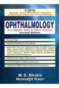 Opthalmology- For Mbbs, Bds & Other Exams, 2E