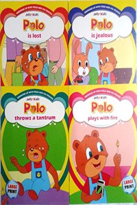 Jolly Kids Polo Series Set 2 ( Set of 4 Books) (Jolly Kids Growing up with Polo and his friends)