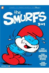 The Smurfs 3-in-1 Vol. 1: The Purple Smurfs, the Smurfs and the Magic Flute, and the Smurf King