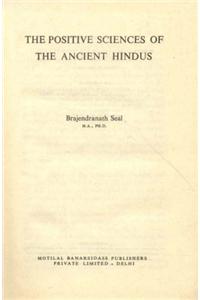 Positive Science Of Ancient Hindus